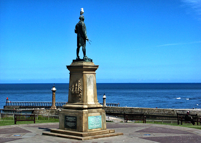 Whitby - England - Cook Monument