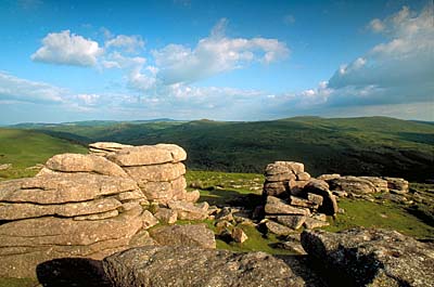 England Dartmoor Bergwelt