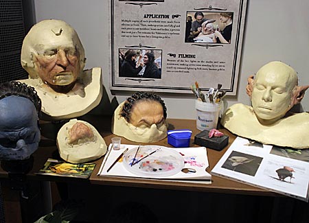 Harry Potter Filmkulissen - Masken entstehen