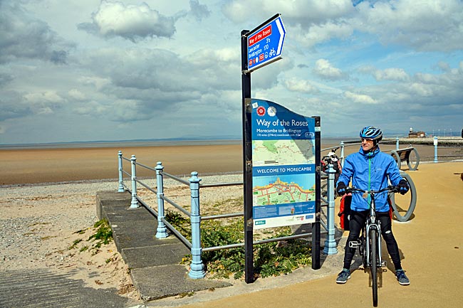 England - Way of the Roses - Bucht von Morecambe an der Irischen See