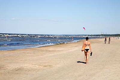 Lettland - am Strand von Jurmala