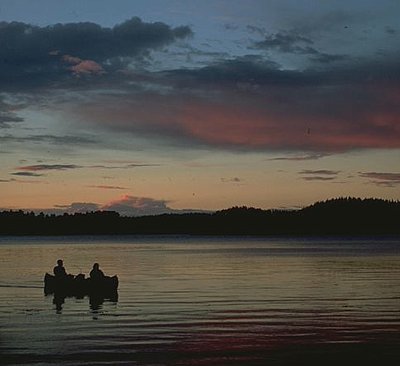 Finnland Saimaa Abendstimmung