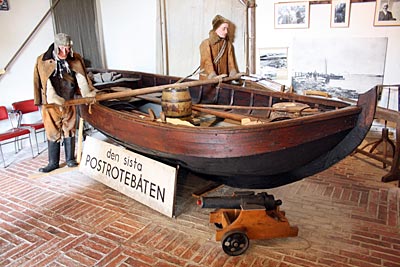 Schweden - Alte Postrotte im Museum im Post- und Zollhaus in Eckerö