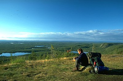 Finnland Bärenrunde Rast