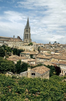 Frankreich Saint-Emilion Stadtzentrum