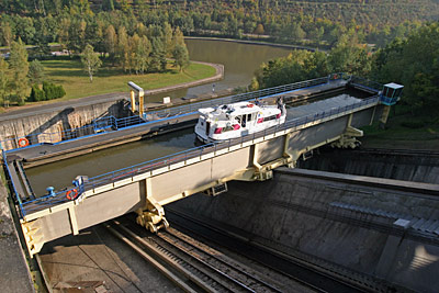 Frankreich Elsass Schiffshebewerk