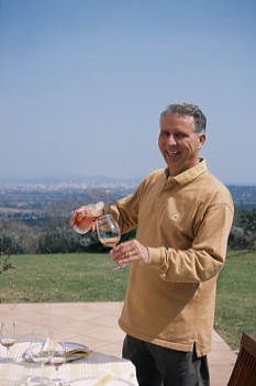 Frankreich Provence Winzer