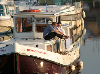 Frankreich Elsass Hausboot
