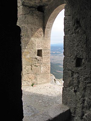 Frankreich -  In der Burg von Quéribus