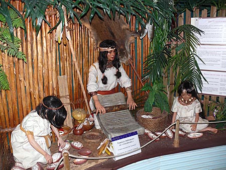 Frankreich - Elsass - Installation im Schokoladenmuseum zur Herkunft der Schokolade