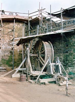 Frankreich - Guedelon - Hamsterrad