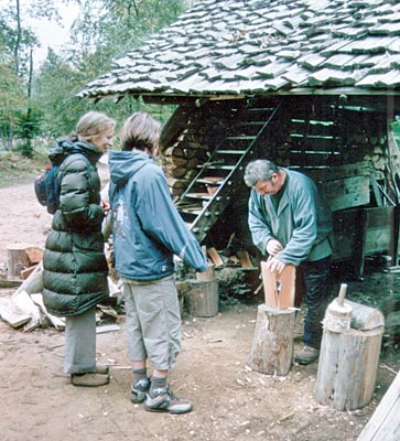 Frankreich - Guedelon - Zimmermann