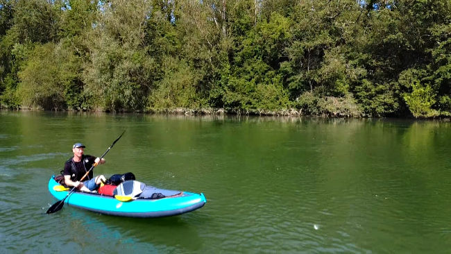 per Kanu auf der Garonne von den Pyrenäen nach Bordeaux