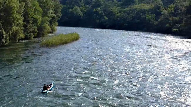 per Kanu auf der Garonne von den Pyrenäen nach Bordeaux