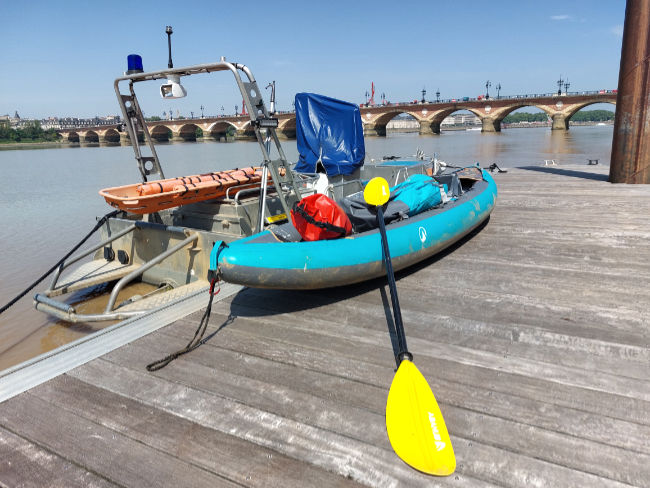 per Kanu auf der Garonne von den Pyrenäen nach Bordeaux
