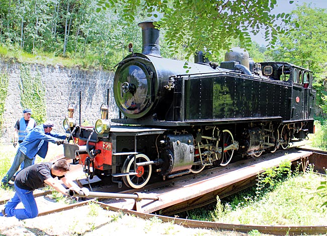 Frankreich - Dampfzug in Annot