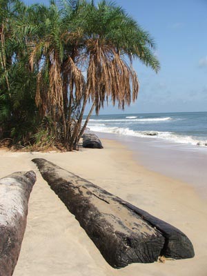 Nahe Libreville in Gabun: Plage ile Denis