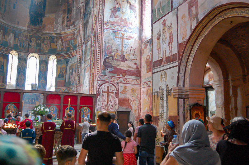Gelati-Klosterkomplex, hier: Inneres der Kathedrale