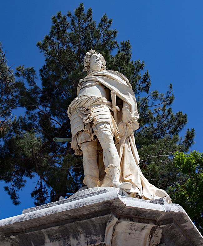 Griechenland - Korfu - Denkmal Johann Matthias von der Schulenburg in Kerkyra