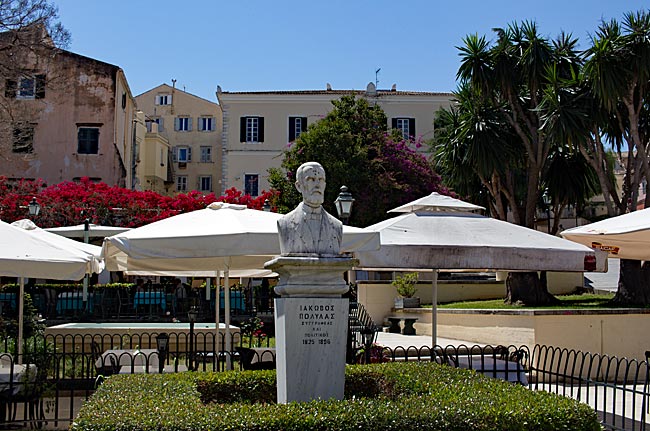 Griechenland - Korfu - Platia vor dem Rathaus in Kerkyra