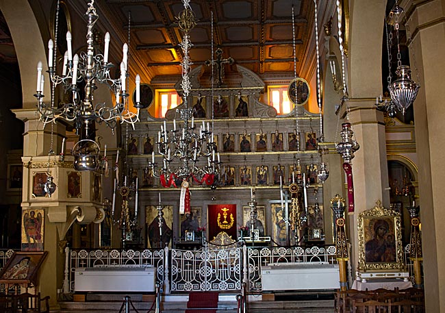 Griechenland - Korfu - Blick in die Mitropolis genannte Panagia Spiliotissa