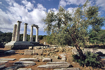 Griechenland Thrakien Ruinen
