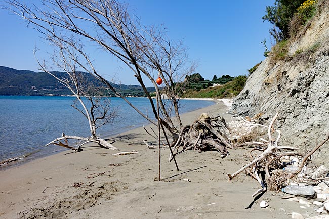 Zakynthos, Ionische Inseln, Griechenland - wenig besuchter Strand