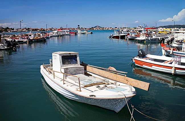 Zakynthos, Ionisches Meer, Griechenland - Hafen bei Agios Sostis