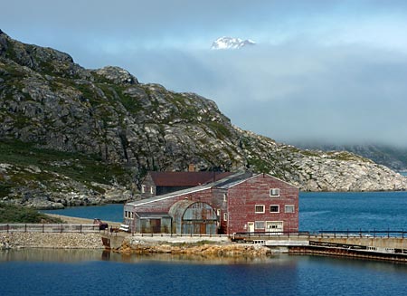 Grönland - Ivittuut - altes Maschinenhaus