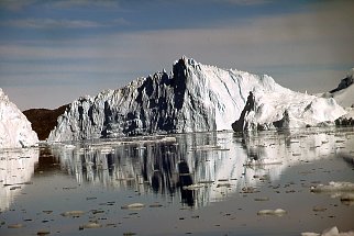 Grönland Eisberglandschaft