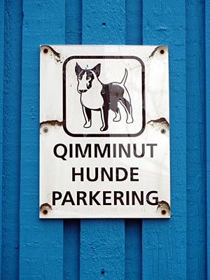 Grönland - Nuuk - Schild