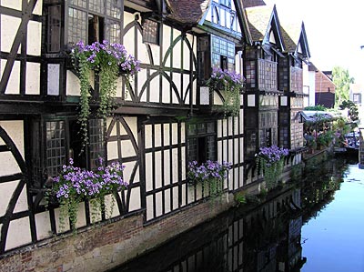 England - Canterbury - Alte Weberhäuser