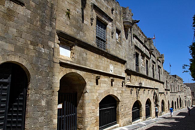 Rhodos Stadt - Straße der Ritter - Herbergen der verschiedenen Zungen