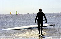 Niederlande - Surfem auf dem Ijsselmeer