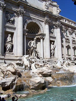 Mittelmeerkreuzfahrt - Fontana di Trevi, Rom