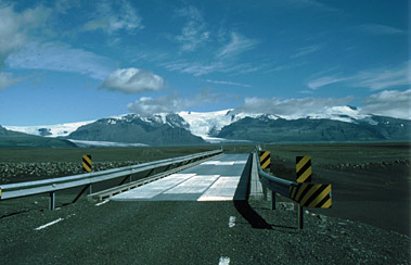 Island Vatnajökull Straße