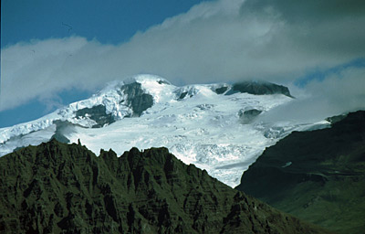 Island Vatnajökull der mächtige Gletscher