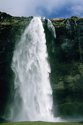 Island Vatnajökull Wasserfall