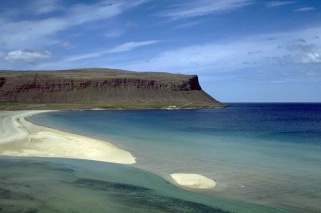 Island Strand Muschelkalk