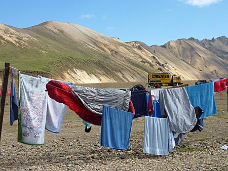 Island - Landmannalaugar - Camper