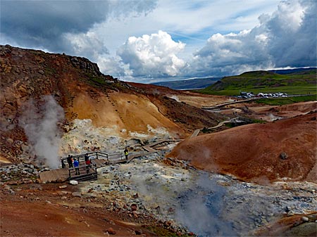 Island - Reykjanes - Solfataren von Seltun