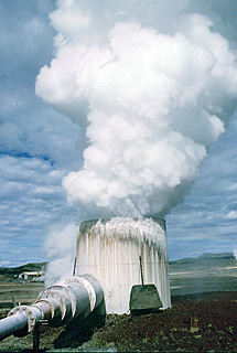 Island Myvatn Erdwärmeleitung