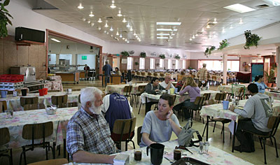 Israel - Speisesaal in Deganya
