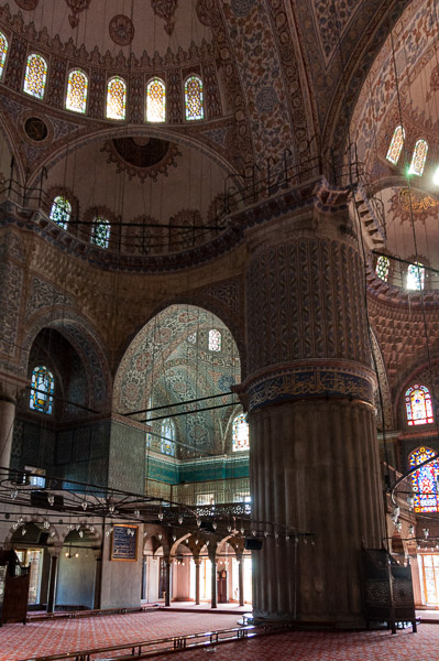 Pfeiler in der Blauen Moschee, Istanbul