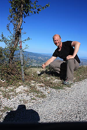 Italien - Wandern auf dem Franziusweg - Fotopause