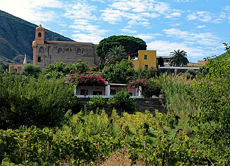 Italien - Liparische Inseln - auf der grünen Insel Salina