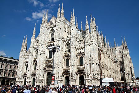 Italien - Blick auf den Mailänder Dom