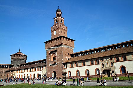 Italien - Mailand - Castello Sforzesco