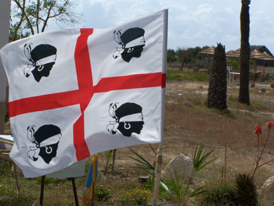 Italien Sardinien Flagge