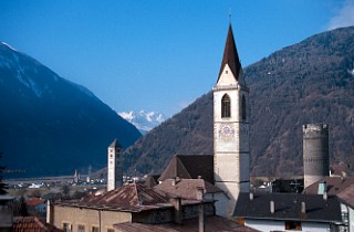 Italien Vinschgau Fünf-Türme-Stadt